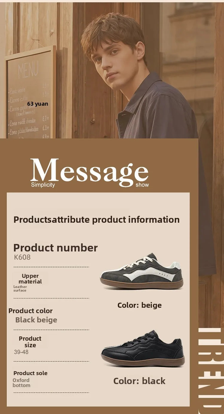 Comfortable Men's Casual Sneakers | Wide Toe Box for All-Day Wear