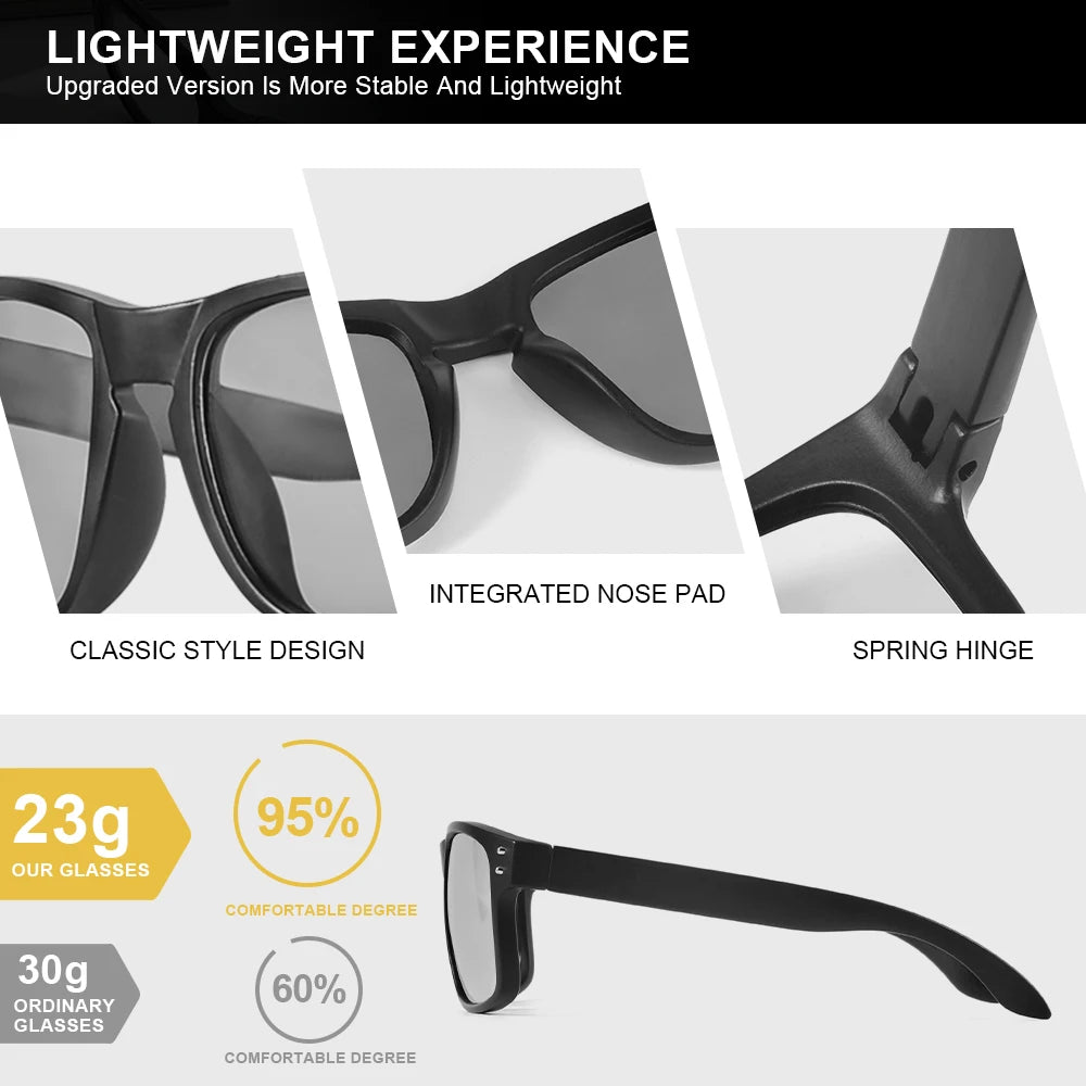 Photochromic Polarized Sunglasses for Men & Women | UV400 Protection