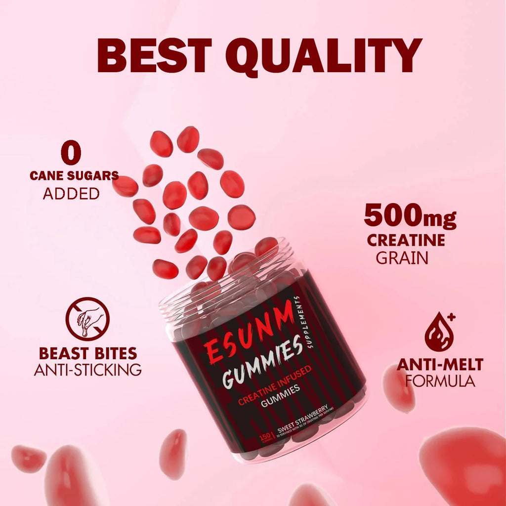 Creatine Gummies for Enhanced Athletic Performance and Energy