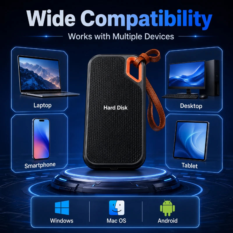 1TB Portable External SSD | Fast & Reliable Data Storage Device