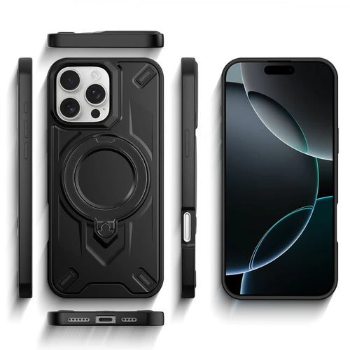 360 Rotating Shockproof Case for iPhone - Magnetic Protection