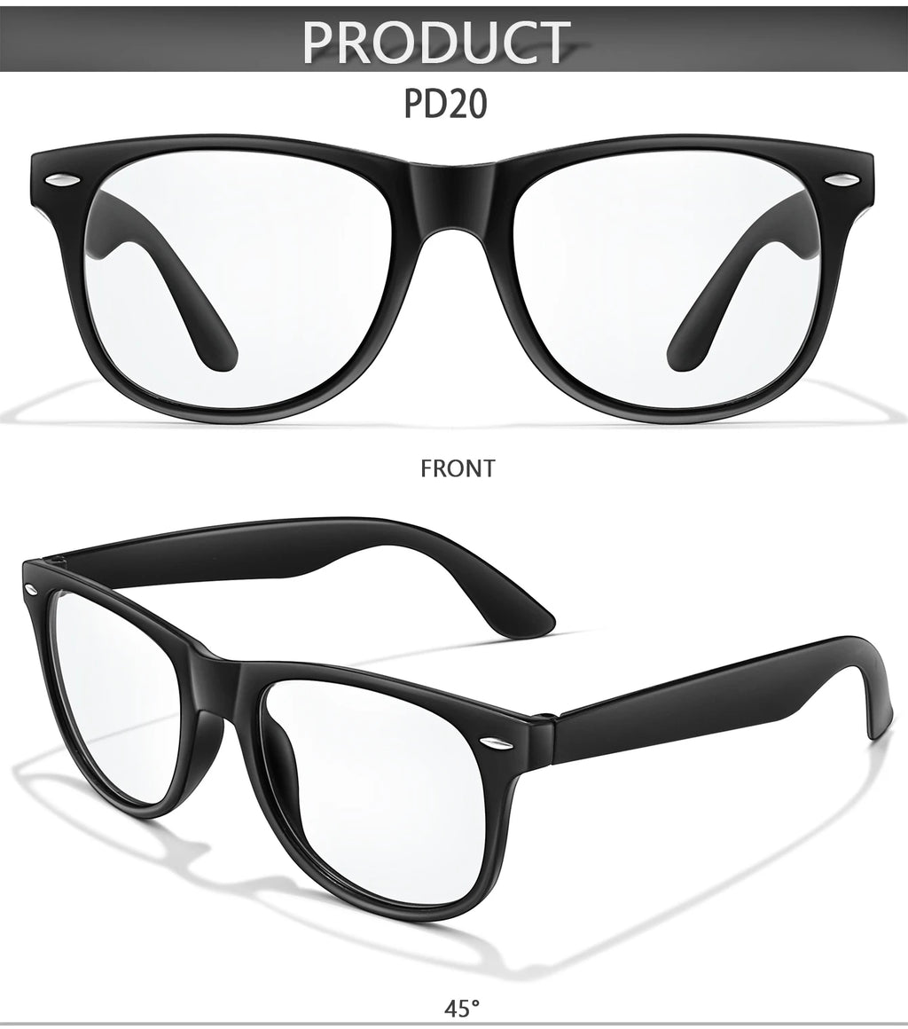 Photochromic Reading Glasses - Stylish Full Frame Eyewear