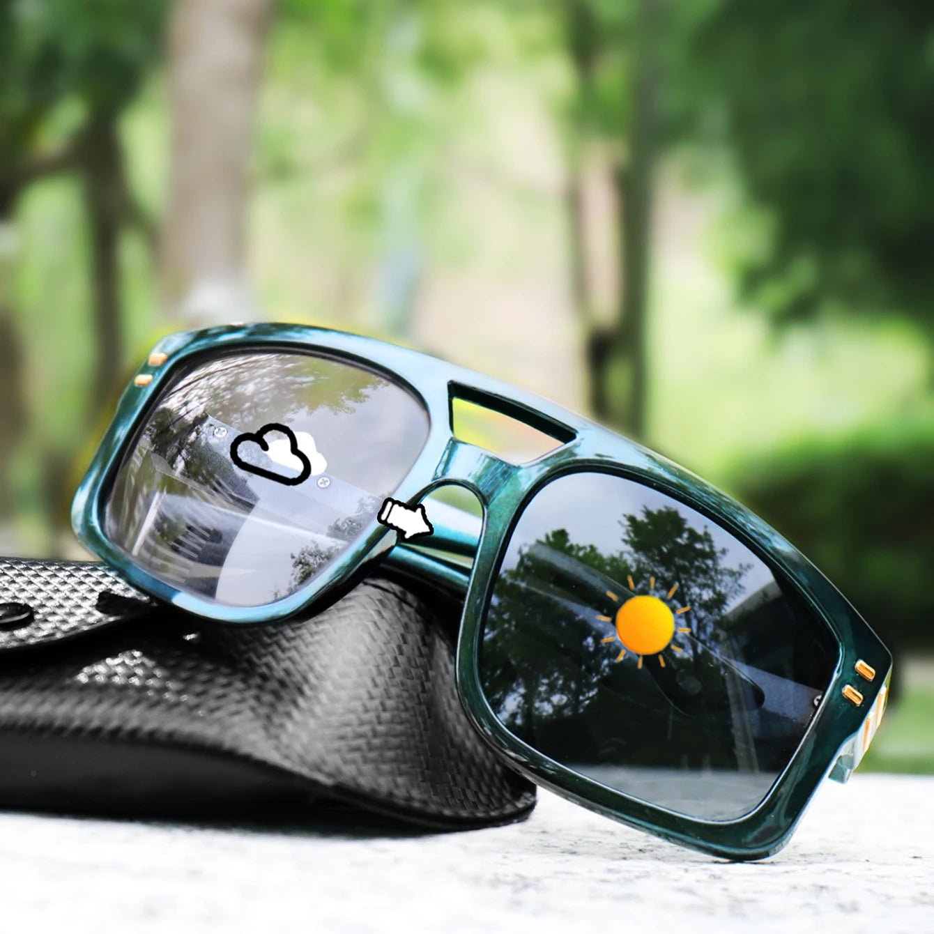 Photochromic Sunglasses | Stylish Windproof Goggles for Outdoor Sports