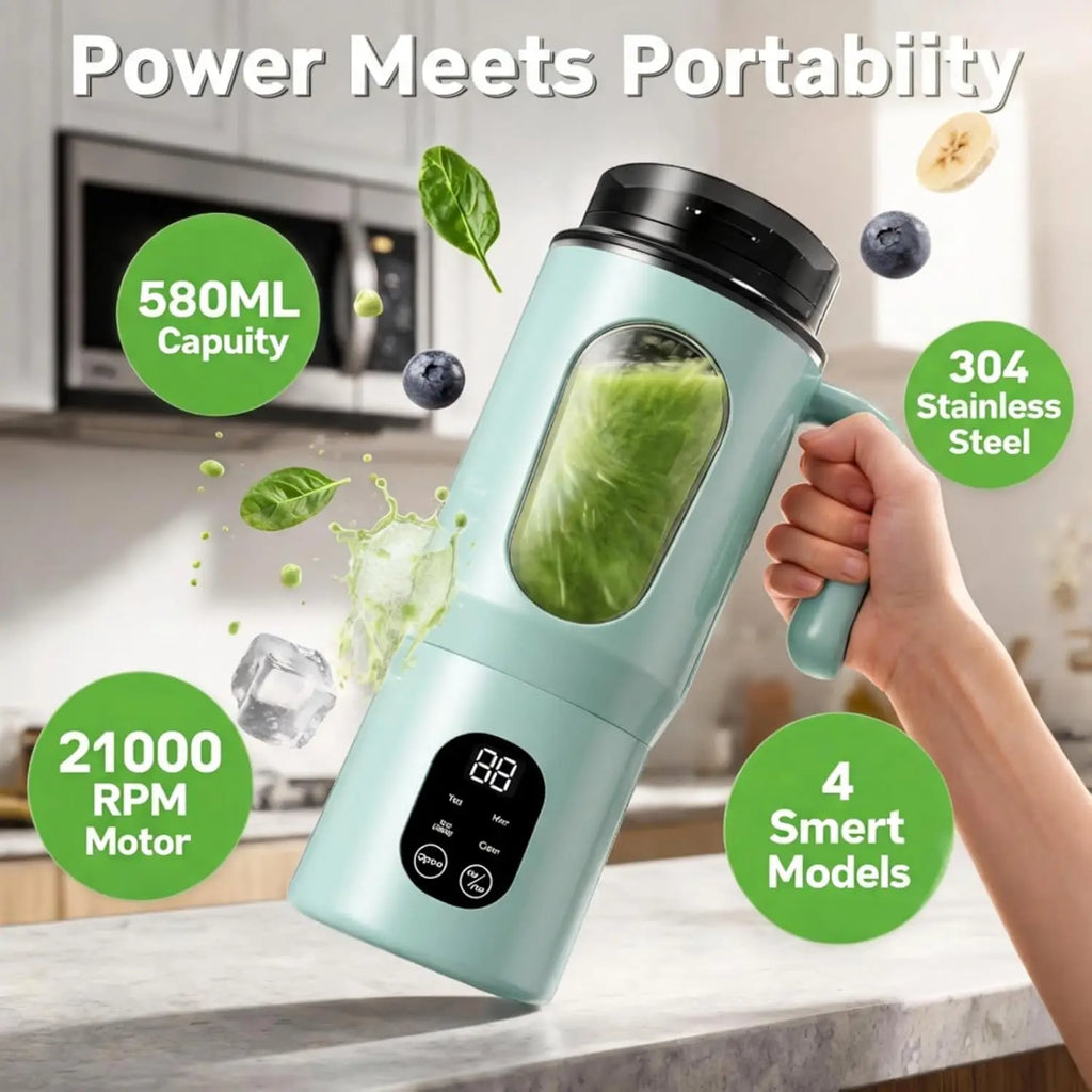 Portable 580ML Juice Maker Blender | Perfect for Shakes & Smoothies