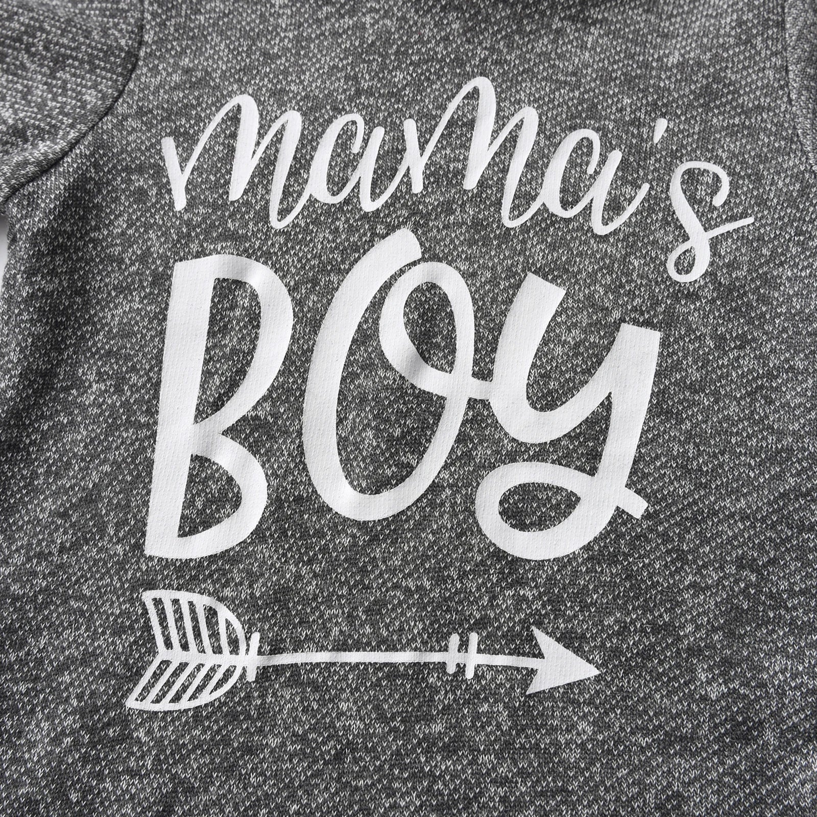 Adorable Baby Boy Clothes | Mama's Boy Hoodie & Plaid Pants Set
