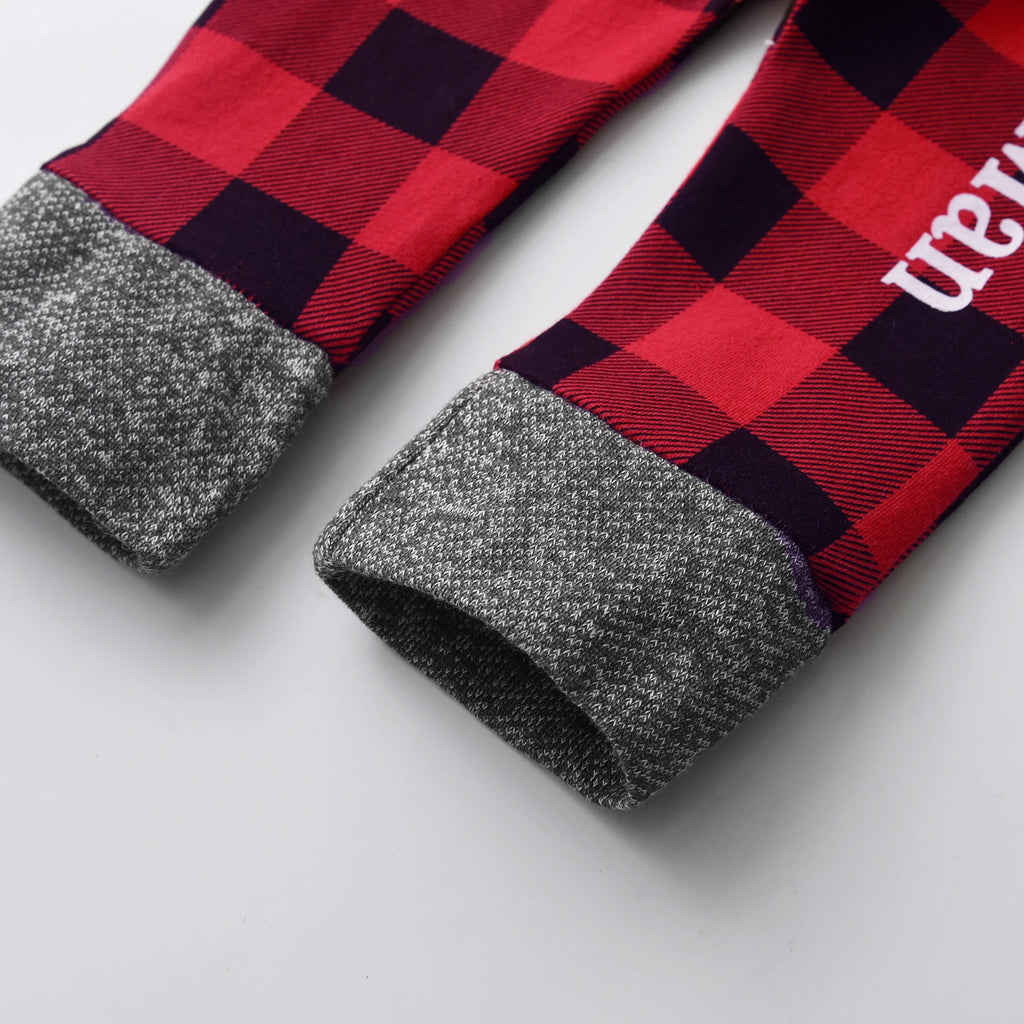 Adorable Baby Boy Clothes | Mama's Boy Hoodie & Plaid Pants Set