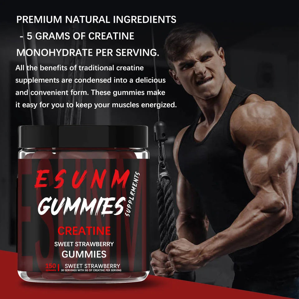 Creatine Gummies for Enhanced Athletic Performance and Energy