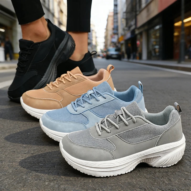 Wide Toe Running Shoes for Men | Breathable Non-Slip Sneakers