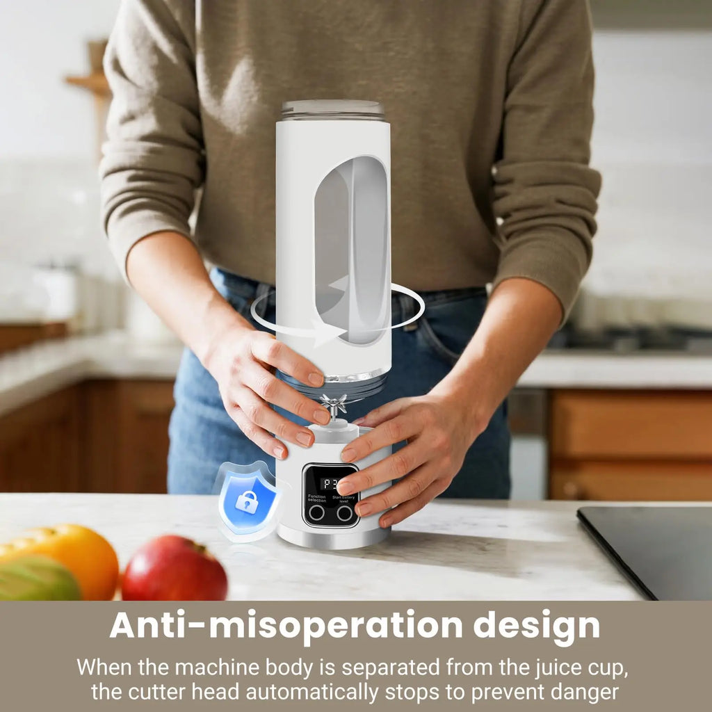 Portable USB-Rechargeable Blender for Smoothies and Shakes