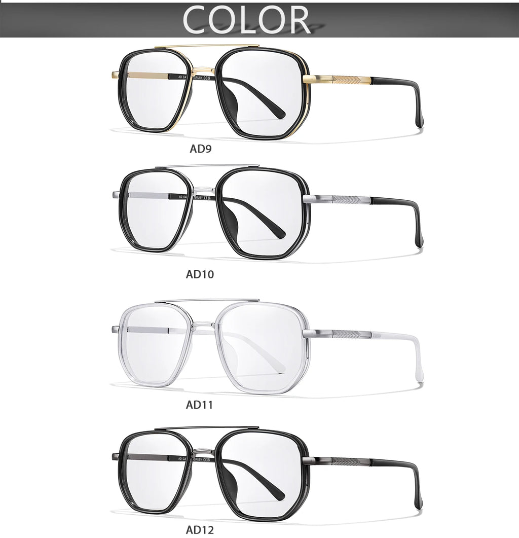 Stylish Square Photochromic Reading Glasses | Blue Light Blocking Eyewear