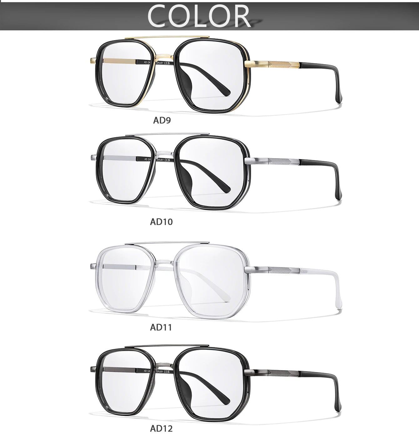 Stylish Square Photochromic Reading Glasses | Blue Light Blocking Eyewear