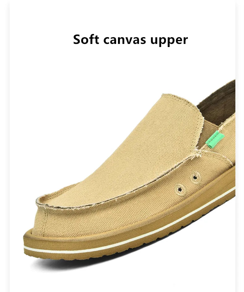 Men's Handmade Canvas Casual Sneakers | Breathable & Stylish Footwear