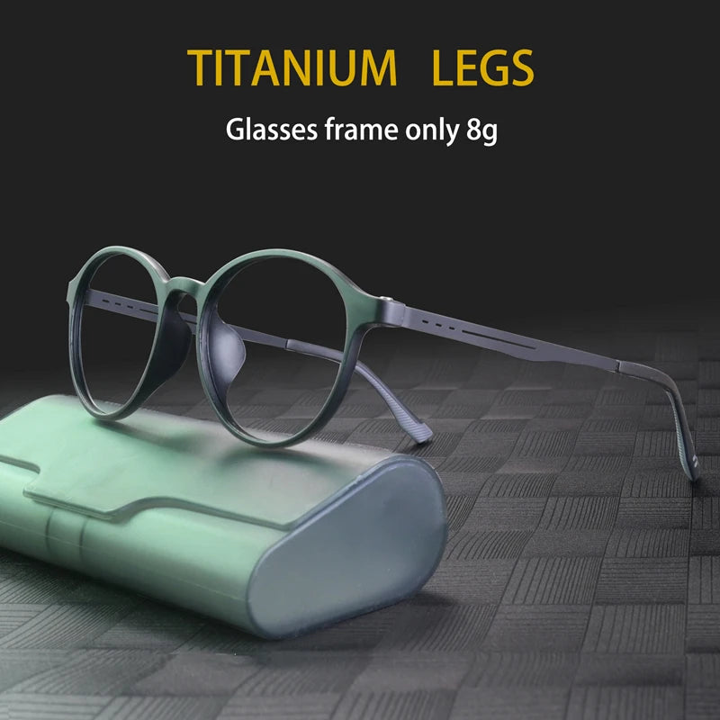 Ultralight Retro Round Optical Glasses | Stylish Prescription Frames