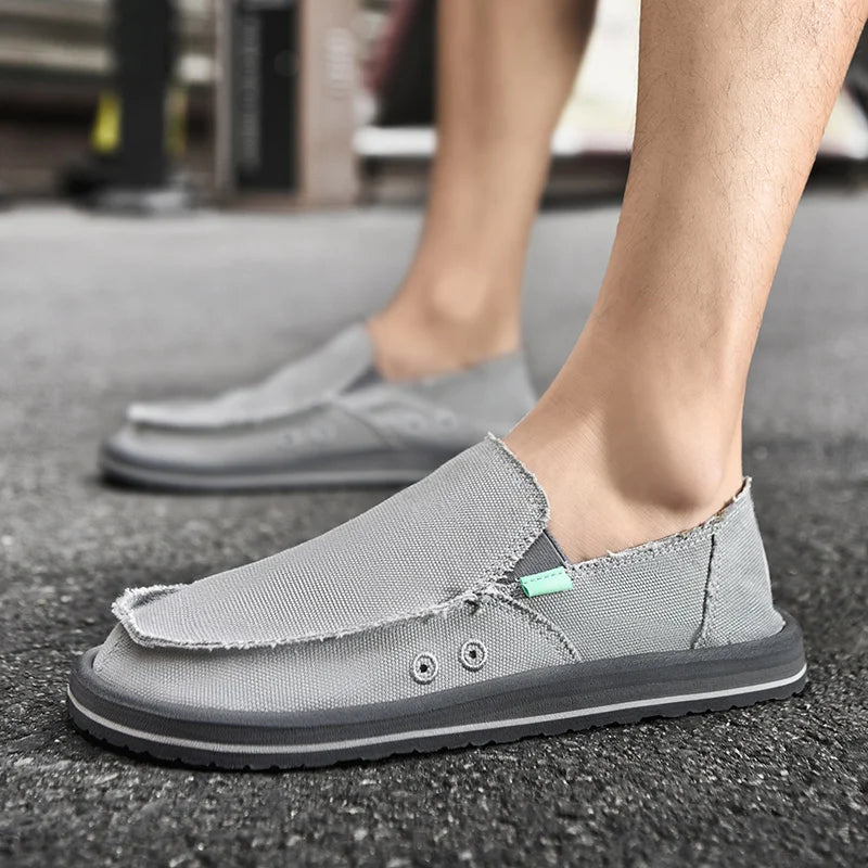 Men's Handmade Canvas Casual Sneakers | Breathable & Stylish Footwear
